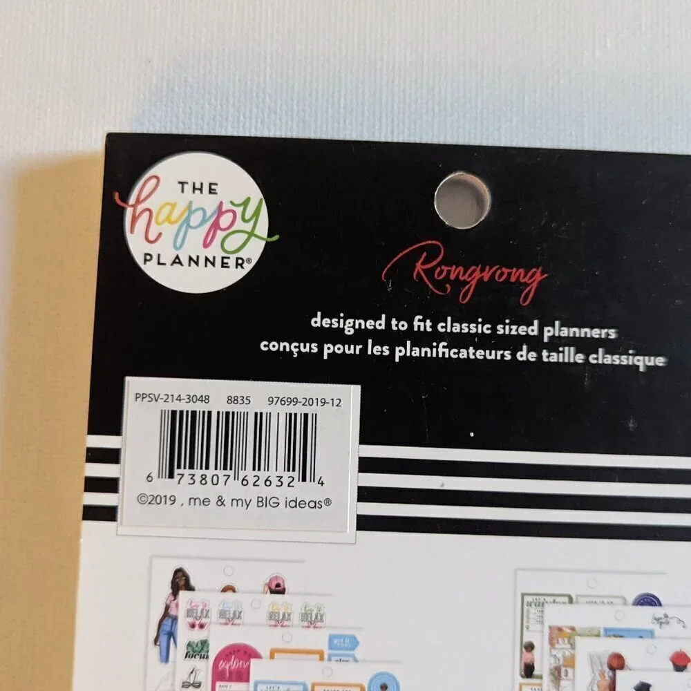 NEW Happy Planner 'Going Places' 397 pcs Rong Rong Classic Sticker Book Fashion